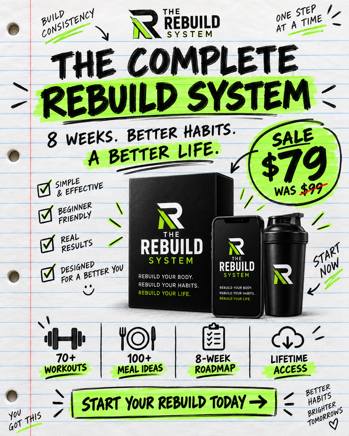 The Rebuild System™ — Complete 8-Week Transformation System